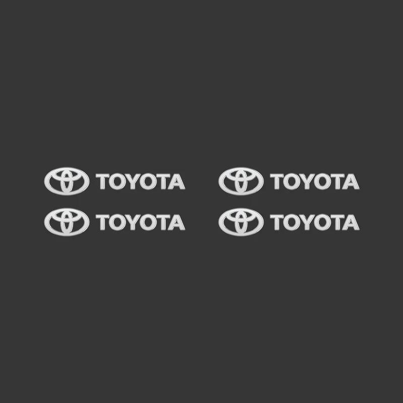 

3D Metal Car Interior Decorative Badges Stickers for Toyota Prado Yaris Hilux Verso Fortuner Supra Corolla Camry Accessories