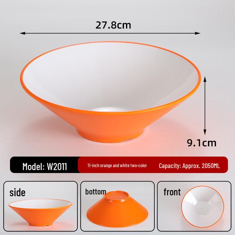 A5 Melamine Conical Commercial Bowl