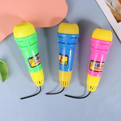 Simulated Microphone Props Funny Multicolor Echo Microphone Toy For Children Kids Early Education Eloquence Training Gift
