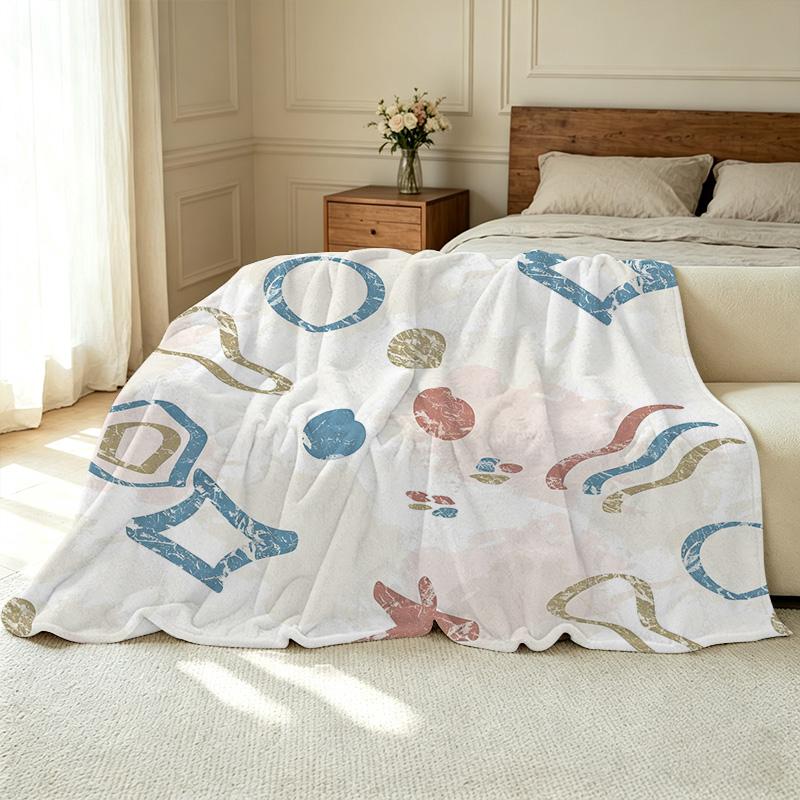 Lightweight Flannel Blanket | Soft, Breathable & Warm – Perfect for Couch, Bed & Home, Ideal for Fall/Winter Use, Great for Halloween & Christmas