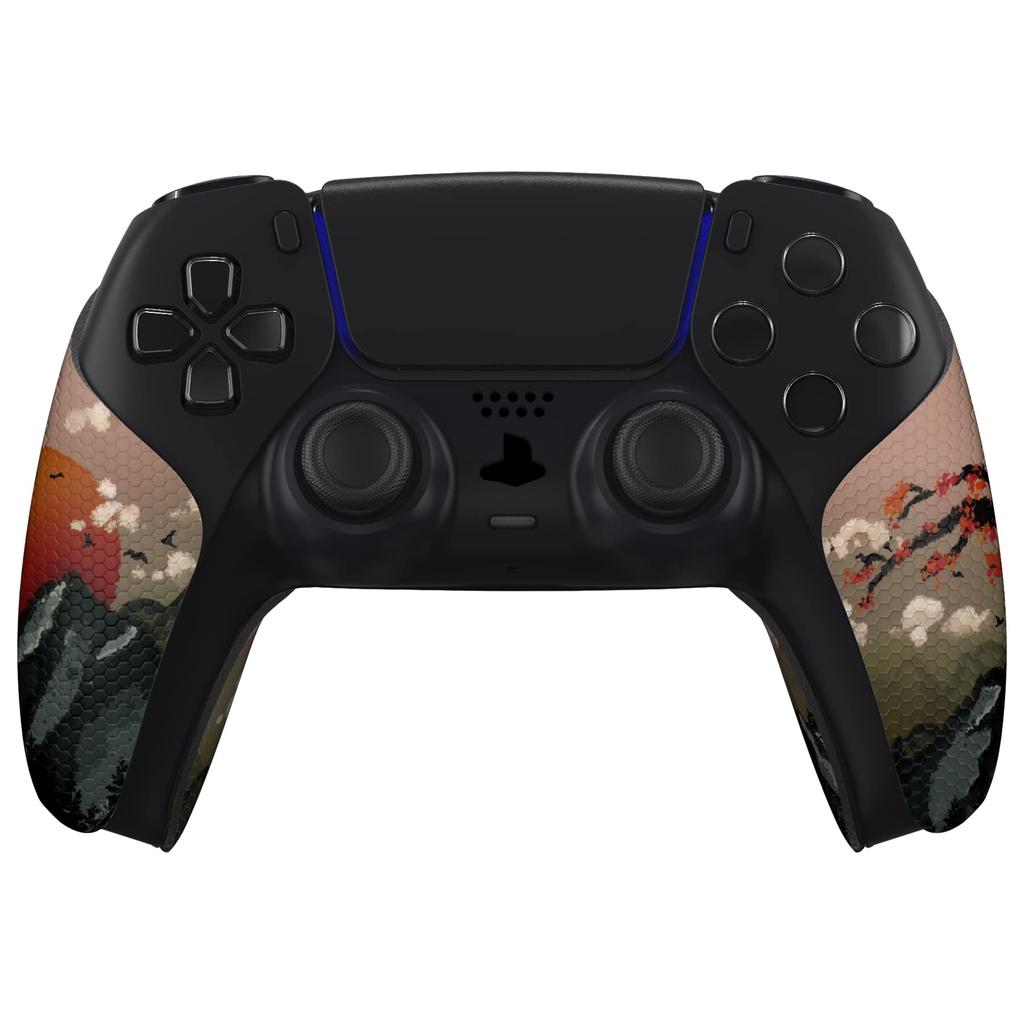 eXtremeRate PlayVital Grip for PS5 Professional Textured Soft Rubber Pad Handle Grip Sticker for PS5 Controller and Non-Slip Sweat-Absorbent