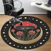 1pc Mushroom Fantasy Office Round Area Rug, Under Office Chairs Bedroom Living Room Home Decor, Room Deco, Available in Various Sizes