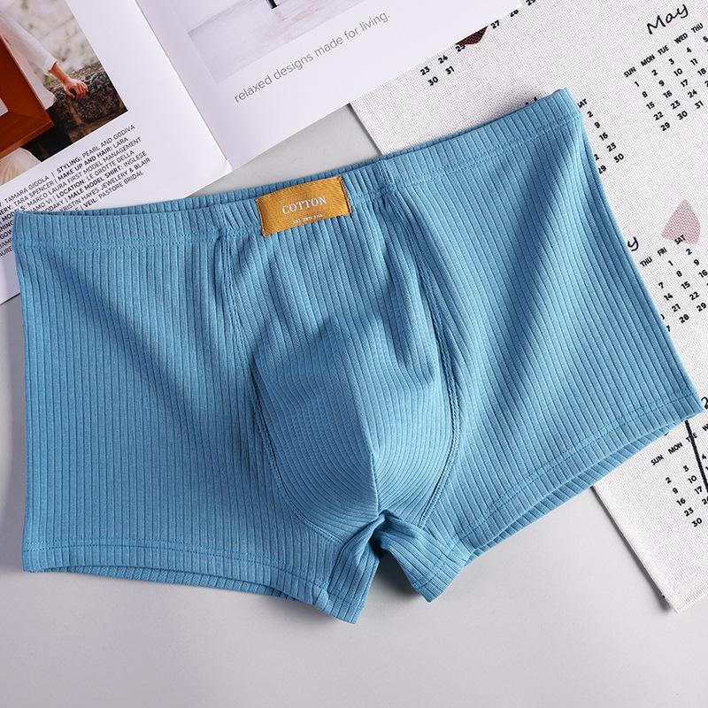 Men's Breathable Four Cornered Underwear Men's Cotton Comfortable Plus Size Flat Cornered Underwear