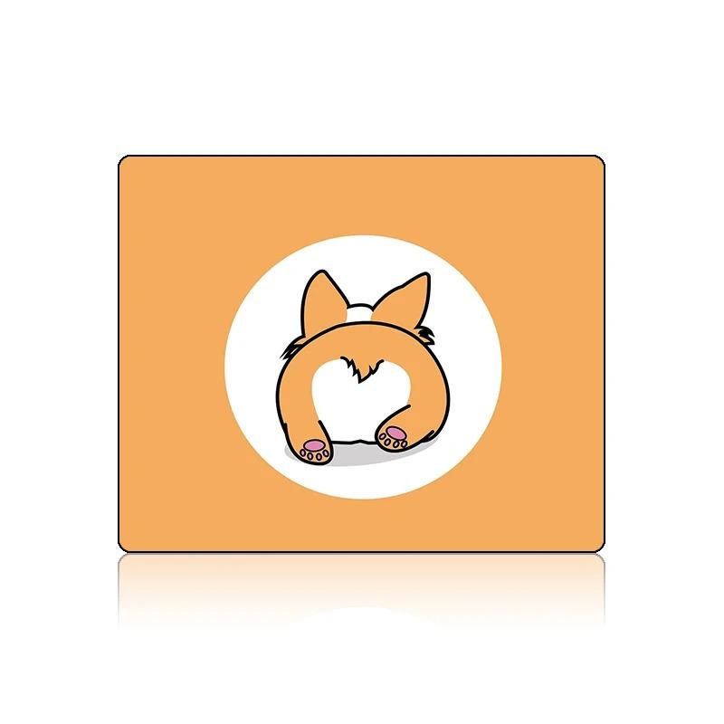 Gaming Cute Mouse Pad Small Corgi Shiba Inu Pc Accessories Deskmat Mousepad Gamer Keyboard Mats Anime Kawaii Laptops Mause Pads