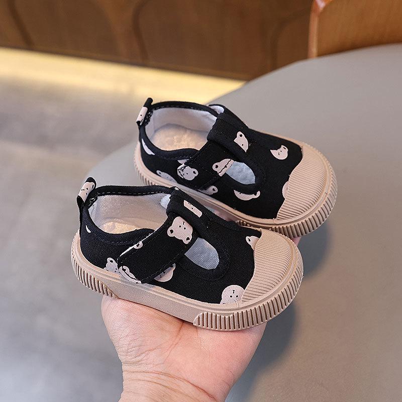 

Soft Sole Non-Slip Canvas Shoes for Toddlers (1-2 Years) - Spring/Autumn, Boys & Girls Full Set 17-22, 6 Pairs
