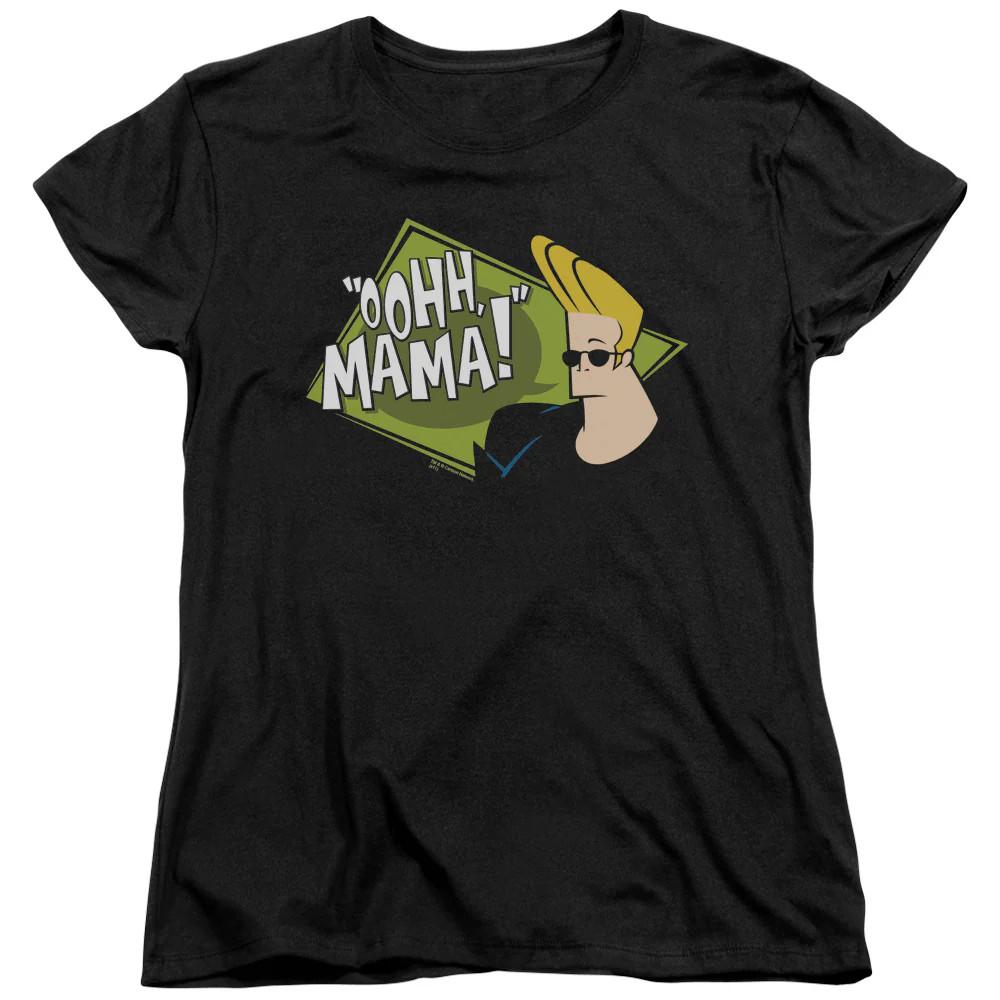 

Johnny Bravo Oohh Mama Womens T Shirt Black 4XL