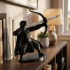Retro Ritter Stiftehalter Plastik Samurai Skulptur Schreibtisch Stiftehalter Bleistifthalter Für das Studium