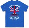 Großbritannien T-Shirt, Deutsche Wurzeln T-Shirt, Patriot T-Shirt, In Großbritannien angebautes Tee
