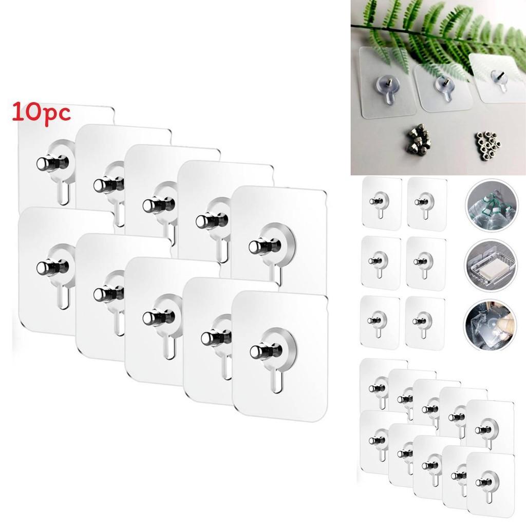 No Drill Sticky Hook Stainless Steel Strong Adhesive For Bathroom And Kitchen Use