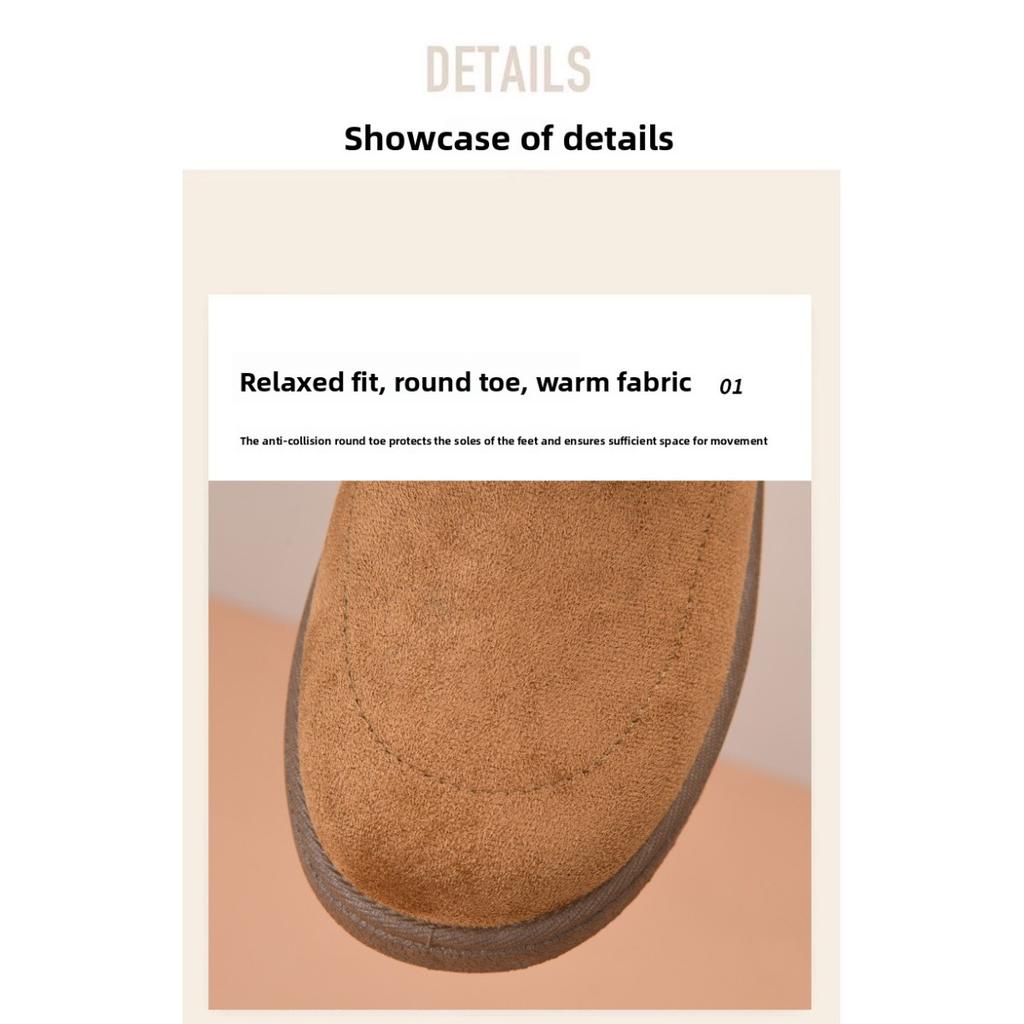 Dámské zimní nové sněhule: Dámské teplé boty s fleecovou podšívkou, měkkou podrážkou, protiskluzové, nazouvací