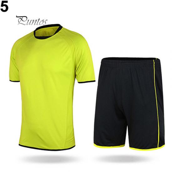 Men #39 s Short Sleeve Jersey Shirt   Football Soccer Sportswear Suit buy