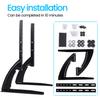 Max Load 50KG Universal TV Stand Legs Table Top TV Stand Pedestal Riser TV Feet for 32" - 75" Flat Curve Screen