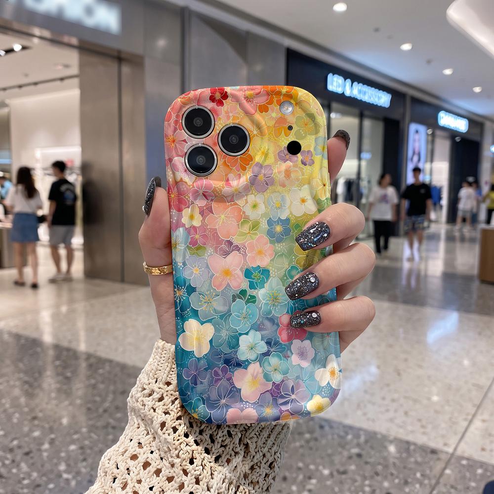 Flat Printed Drop-Resistant Phone Case for iPhone Series Perfect Fit New Year Christmas Halloween Gift for Dad Birthday