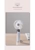 Portable Mini Rechargeable Transparent Fan with Mountaineering Hook