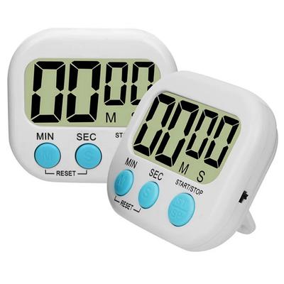 Digitální kuchyňský časovač s velkými číslicemi, hlasitý alarm, LCD displej, vaření, pečení, studentský domácí úkol, cvičení, elektronický časovač na vejce 1 ks