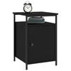 Nightstands 2 pcs. Black 40 x 42 x 60 cm Engineered Wood