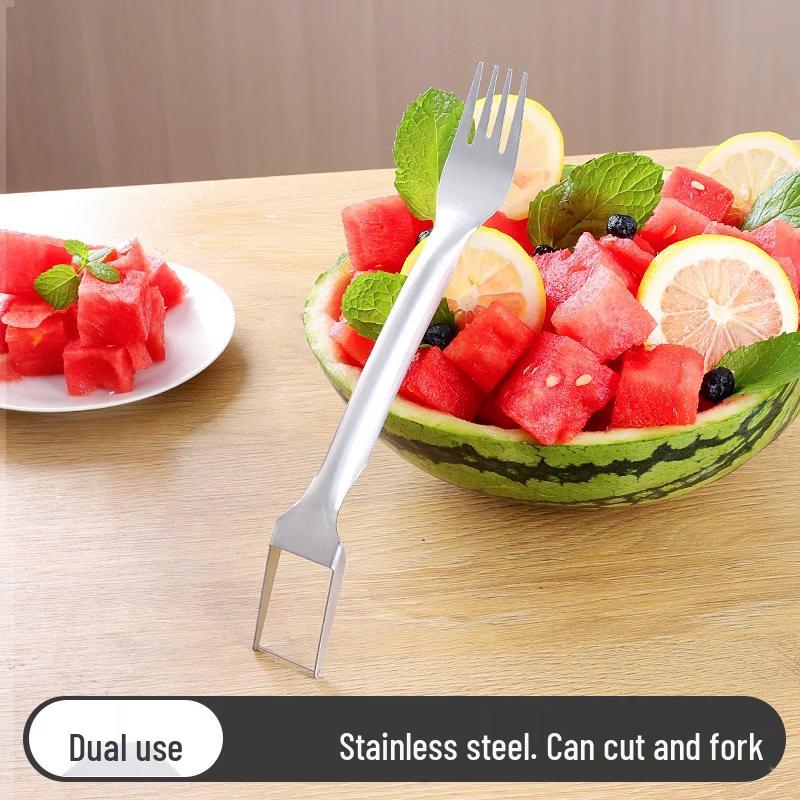 Weiyang 3-in-1 Stainless Steel Watermelon Slicer & Corer Set (3-Pack)