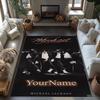 Michael Jackson 36 Personalized Text Carpet Suitable for Foyer Decorate Room Game Room Dining Room Anti-slip Rug Decorate Offices