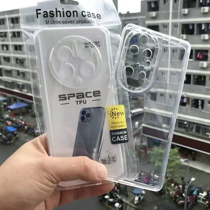 Simple and Transparent, Suitable for Huawei Mate70pro Mobile Phone Case Honor 300 Space Case Nova12 Material