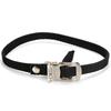 1 Pair Bicycle Pedal Straps Toe Clips Fixed Belt Aluminum Alloy Dog Mouth Pedal Covers for Fixed Gear Bike