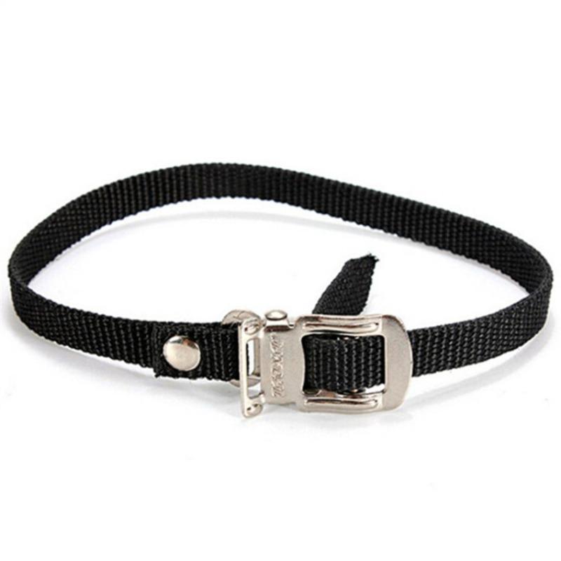 1 Pair Bicycle Pedal Straps Toe Clips Fixed Belt Aluminum Alloy Dog Mouth Pedal Covers for Fixed Gear Bike