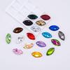 Horse Eye Crystal Diamond Shoe and Phone Case Accessories - Irregular Glass Stones