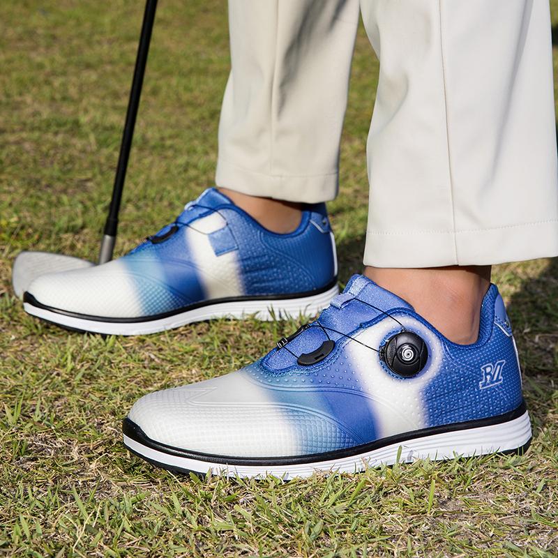 Big Size 38-47 Fashion Mens Golf Shoes Non Slip Golf Training Shoes Comfortable Golfer Footwear Outdoor Grass Walking Sneakers