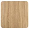 VidaXL Table de bistro Marron clair 50x50 cm MDF