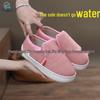 Elderly Women's Non-Slip Plush Cotton Home Shoes for Autumn and Winter