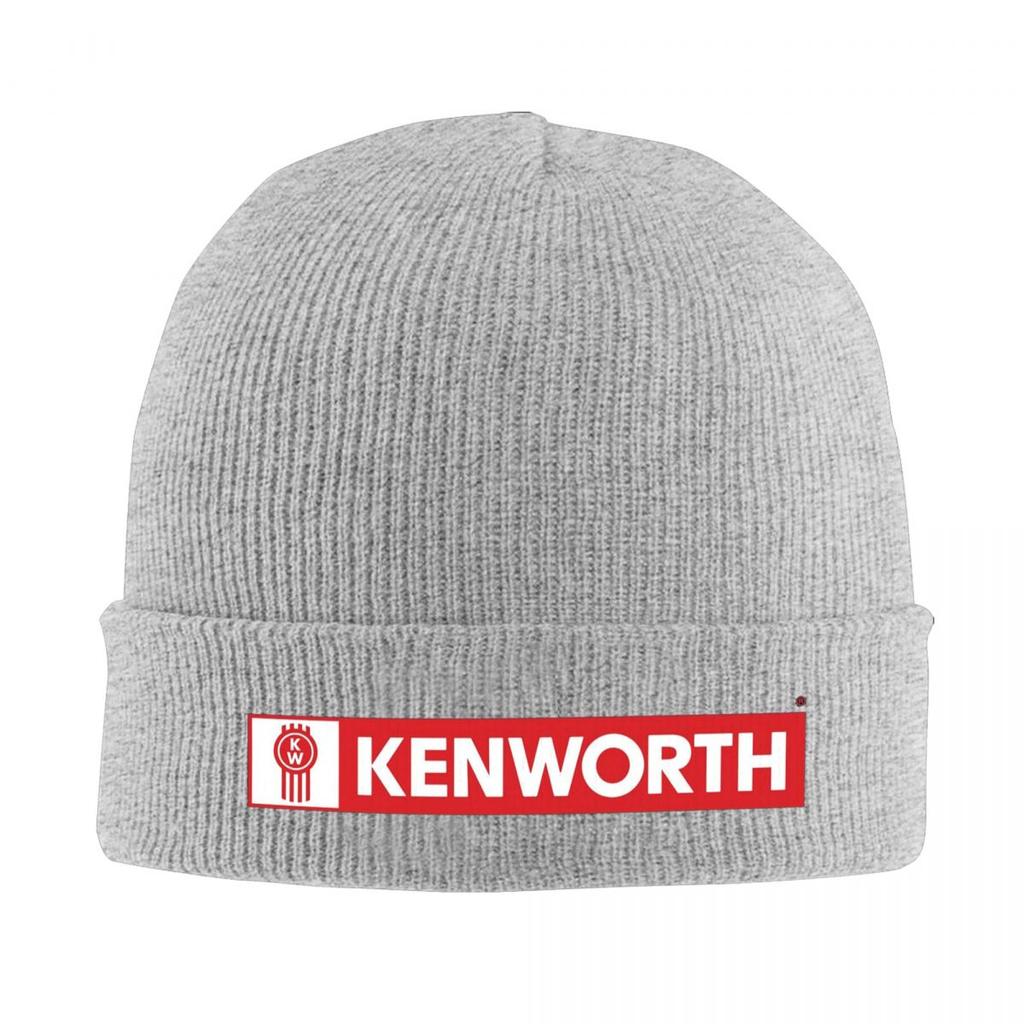 Kenworth Logo Warm Knitted Cap Fashion Bonnet Hat Autumn Winter Outdoor Beanies Hats for Men Women Adult