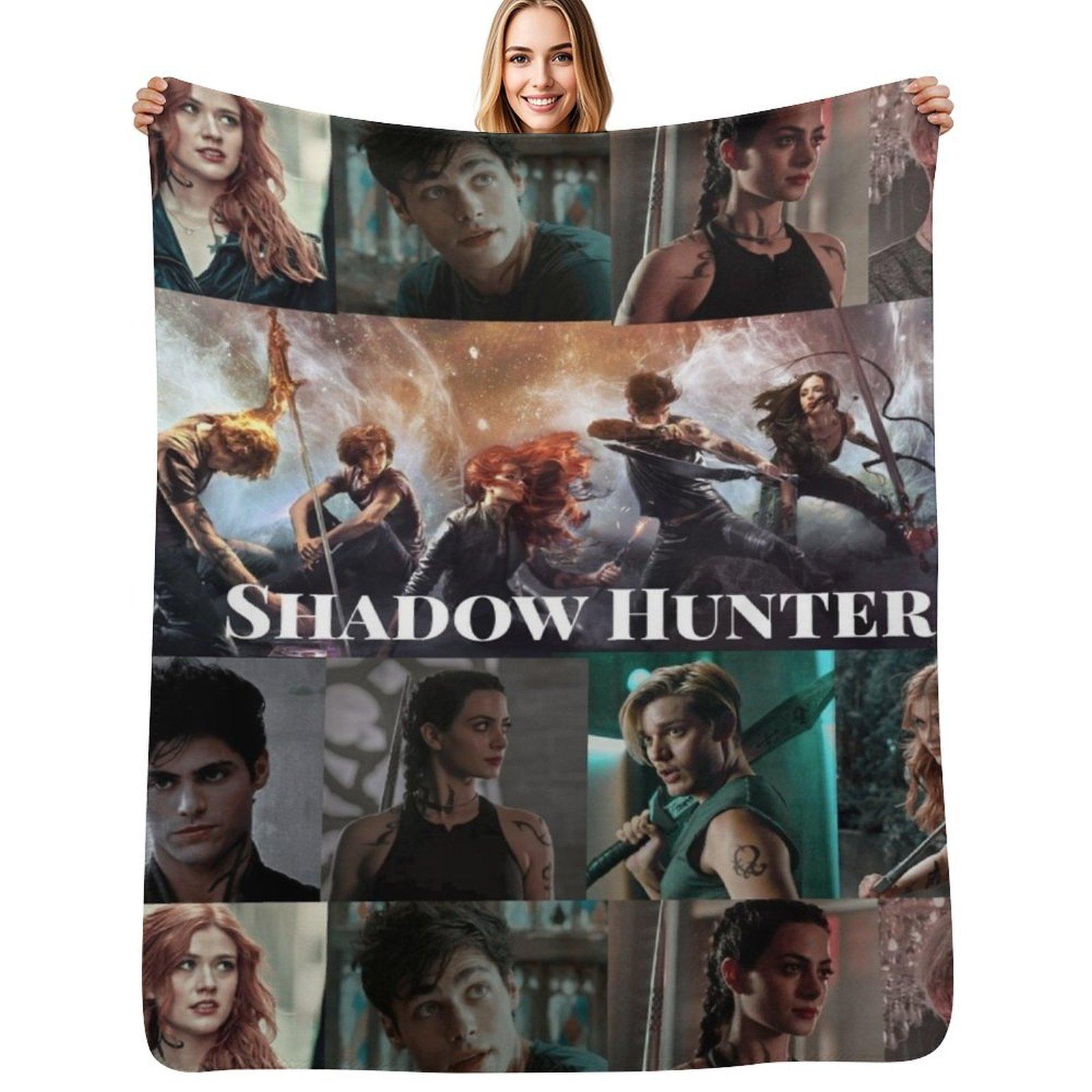 Shadow Hunters Throw Blanket Lightweight Cozy Blanket for Bed Sofa Size: 75*100cm, Weight: 230 GSM