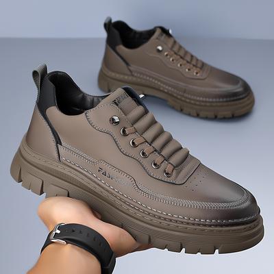 Fashion High Quality Men's Autumn Comfortable Anti Slip Wear-resistant Low Cut Workwear Shoes Fashionable New Men's Casual Sports Shoes