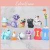 Of Set Charming 12 Pvc Puppy Figurines For Kids With Cute Designs Colors And