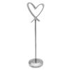 Metal Place Card Base Hollow Heart Table Number Holder, Love Stand, Holders Clip for Photos, Food Signs, Memo Notes, Weddings, Birthdays, Restaurants