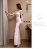 2026 Elegant Strapless Slit Evening Gown – Slimming Bodycon, Hip-Hugging, Floor-Length Dress