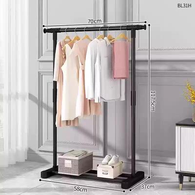 Chang Baosen 70cm Mobile Single Pole Garment Rack