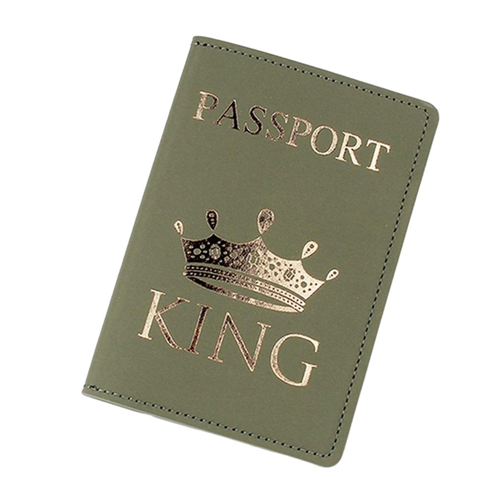 Lover Couple Passport Cover Hot Stamping for Women Men Travel Wedding Passport Cover Holder Fashion Wedding Gift