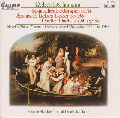CD ROBERT SCHUMANN MARJANA LIPOVEK Spanische Liebeslieder Op.138 Spanisc 10079 Capriccio 1986 Japan ObiKlassik Gebraucht