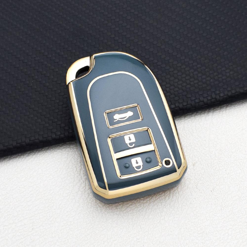 

3 Buttons Soft TPU Car Key Fob Cover for Toyota Prado Yaris Vios Previa Yaris L Hiace Camry Corolla Verso Anti-Scratch Key Case