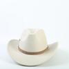 Popular European and American fashion western cowboy hats, classic commuter woolen jazz hats for men and women