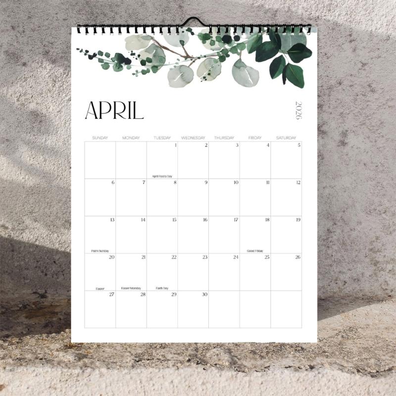 2026 Wall Calendar Simple Weekly Planner School Year Calendar Hanging Calendar Office School Supplies for Daily Planning