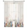 Höstblomma Fjäder Fjäril Skira Gardiner För Vardagsrum Sovrum Heminredning Kök Tyll För Fönster Voile Draperier