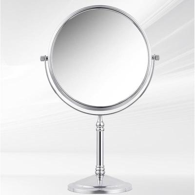 Rotatable LED Tri-Light Double-Sided Makeup Mirror for Desktops & Beauty Salons