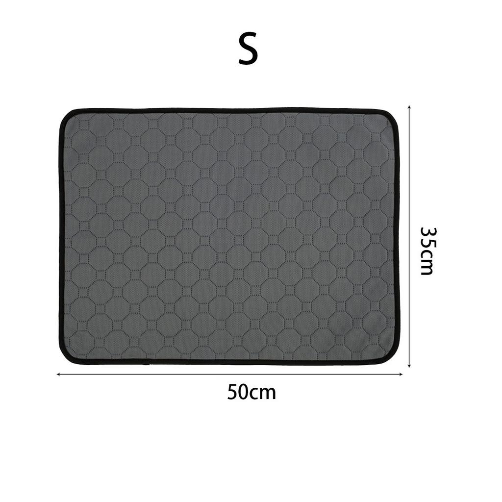 Dog Urine Pad Absorbent Pet Pee Mat Reusable Blanket Washable Puppy Cat Training Pad Non-slip Easy To Dry Cat Dog Bed Pee Mat