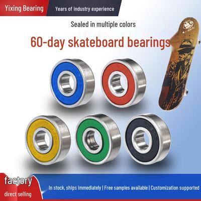 608RS ABEC-9 Colored Sealed Plastic Skateboard Bearing 8x22x7mm