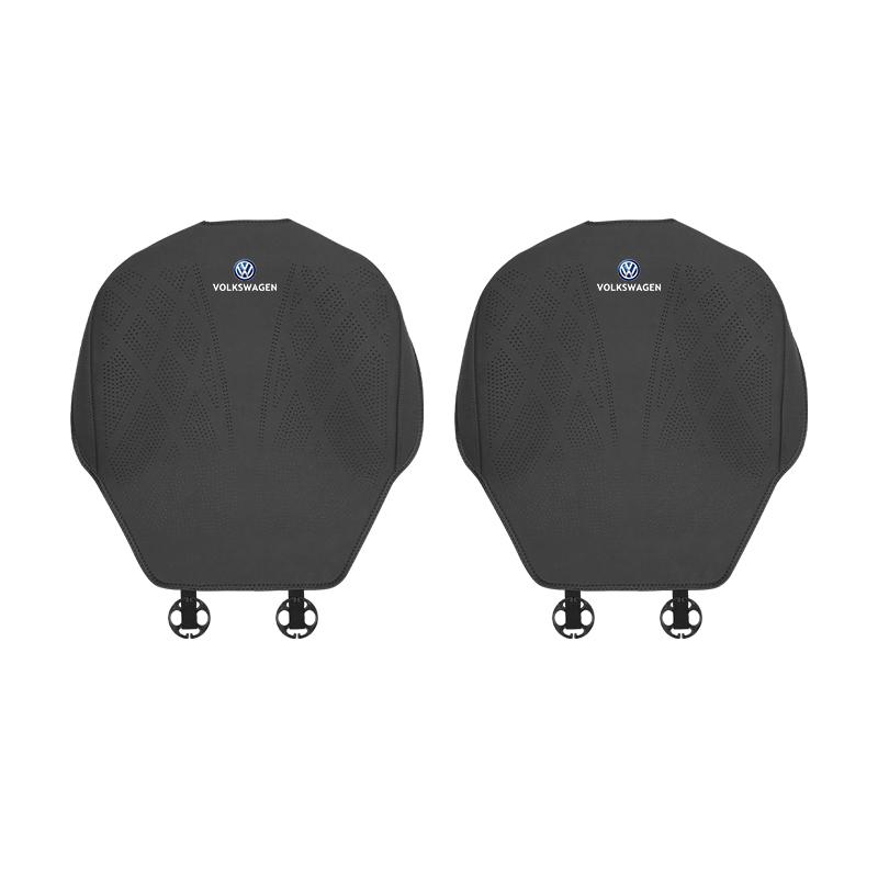hijk1 Car Plush Car Seat Covers Four Seasons Front Rear Seat Protector For VW Golf T‑Roc Tiguan Polo Passat T‑Cross Taigo ID.4 7 MK7