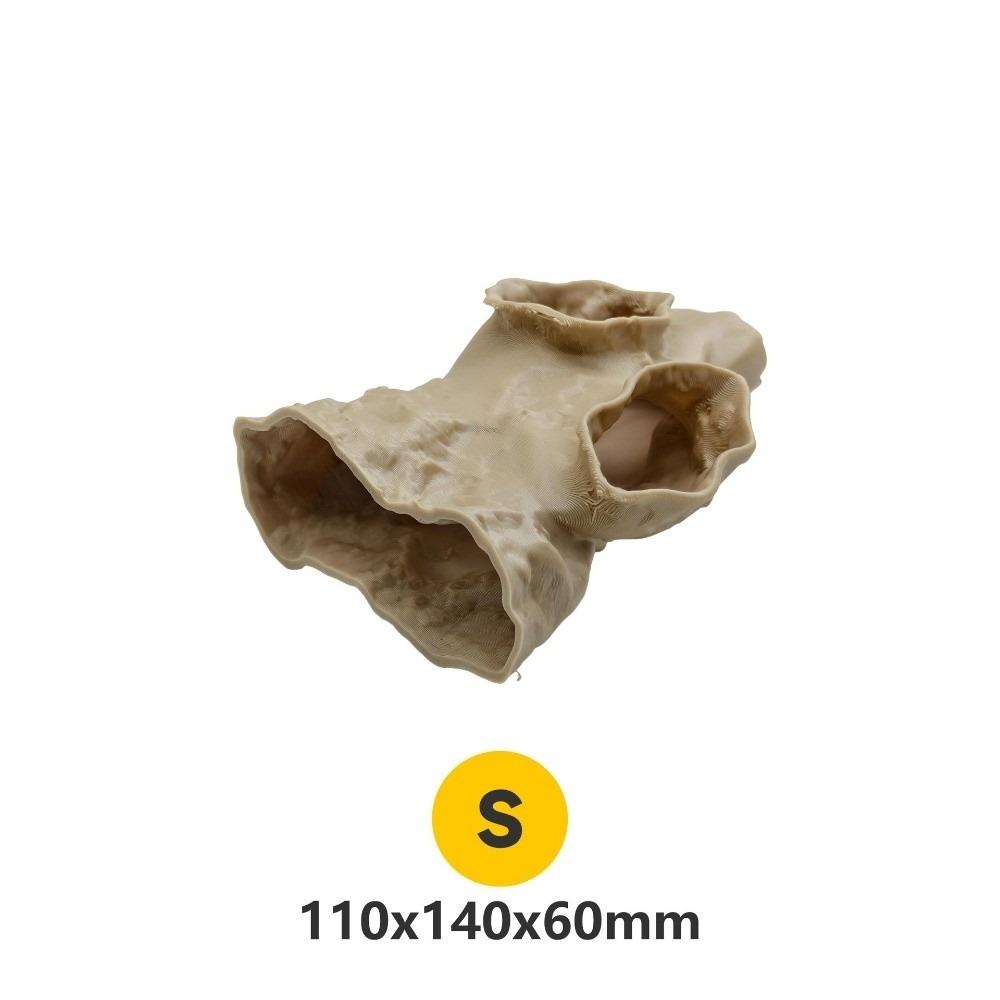 Highly Simulated Aquarium Fish Tank Nature 3D Printing Landscape Rock Cave Reptile Shelter Fish Shrimp Reproduction Hideout