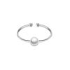 925 Sterling Silver Pearl Open Ring - Women's Luxury Index Finger Band