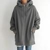 Autumn Winter New Style Streetwear Zip-Up Hooded Long Sleeve Fleece Sweatshirt