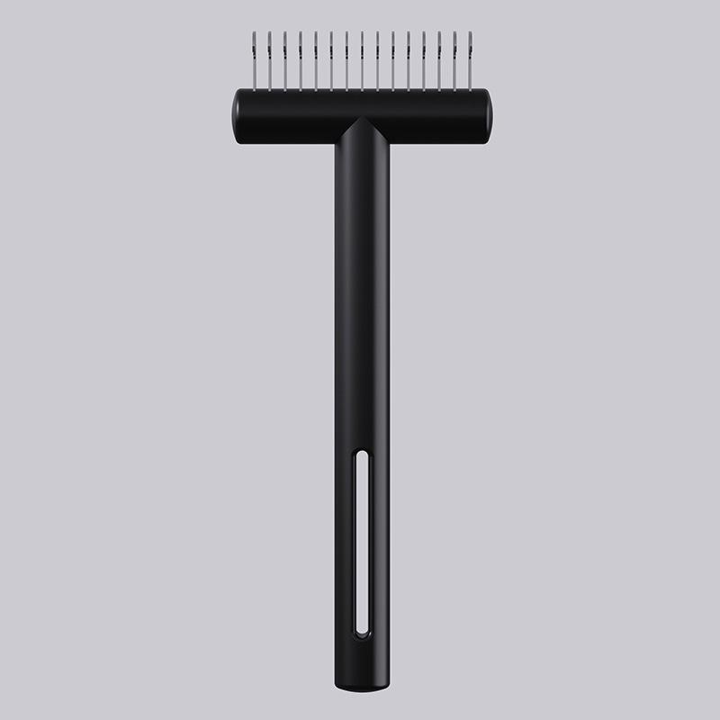 Pet Knot Detangling & Deshedding Comb for Dogs & Cats - Stainless Steel Thinning & Hair Removal Brush